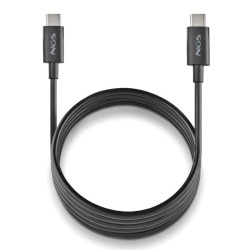 NGS CABLE CARGA RAPIDA USB-C A USB-C 1M NEGRO - AAOAAC0212