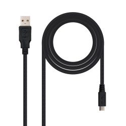 Nanocable Cable USB 2.0 A/M Micro USB B/M 0,8 M - APTAPC0142