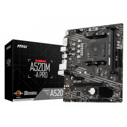 MSI Placa Base A520M-A PRO mATX AM4 - IPBPA40141