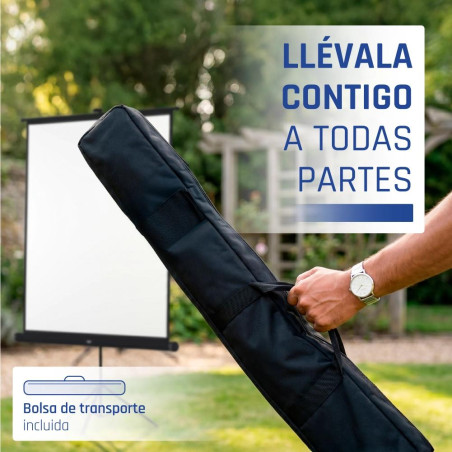 iggual Pantalla 72" 152x115 cm 4:3 trípode+bolsa - MPRPAY0076
