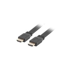 CABLE HDMI LANBERG MACHO/MACHO V2.0 4K PLANO 5M NEGRO - CA-HDMI-21CU-0050-BK