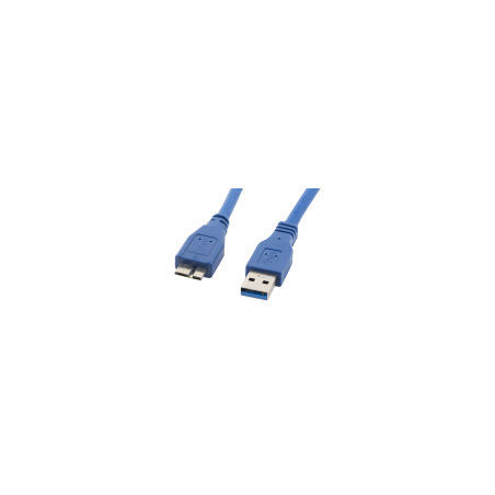 CABLE USB LANBERG 3.0 MACHO/MICRO USB MACHO 0.5M AZUL - CA-US3M-10CC-0005-B