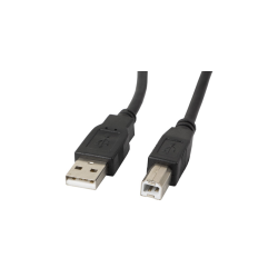 CABLE IMPRESORA LANBERG USB MACHO/USB MACHO 1.8M NEGRO - CA-USBA-10CC-0018-BK