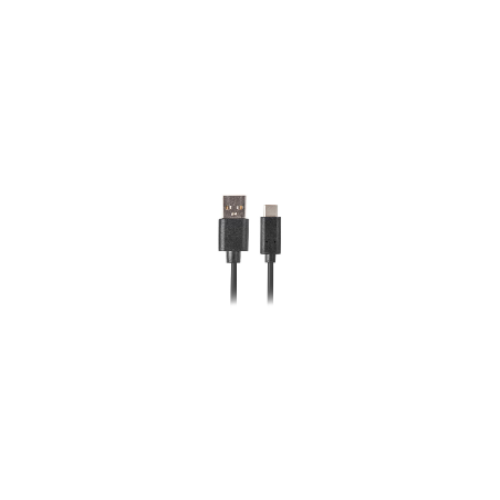 CABLE USB LANBERG 2.0 MACHO/USB C MACHO QUICK CHARGE 3.0 0.5M NEGRO - CA-USBO-20CU-0005-BK