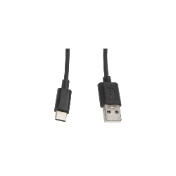 CABLE USB LANBERG 2.0 MACHO/USB C MACHO 1M NEGRO - CA-USBO-10CC-0010-BK