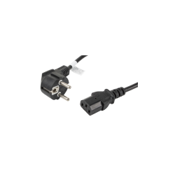 CABLE DE ALIMENTACION LANBERG SCHUKO CEE 7/7 A IEC320 C13 1.8M - CA-C13C-11CC-0018-BK