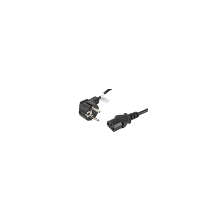 CABLE DE ALIMENTACION LANBERG SCHUKO CEE 7/7 A IEC320 C13 1.8M - CA-C13C-11CC-0018-BK