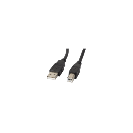 CABLE LANBERG IMPRESORA USB MACHO A USB MACHO CON FERRITA NEGRO 1 M - CA-USBA-11CC-0010-BK