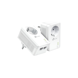 POWERLINE TP-LINK AV1000 KIT 2 UDS 2 PTOS GIGA CON ENCHUFE - TL-PA7027P KIT