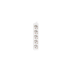 REGLETA LANBERG 5 TOMAS SCHUKO BLANCA 3M - PS0-05F-0300-W