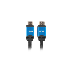 CABLE HDMI LANBERG MACHO/MACHO PREMIUM V2.0 CU 1.8M - CA-HDMI-20CU-0018-BL