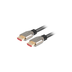 CABLE HDMI LANBERG V2,1 8K 60HZ M/M 1,8M - CA-HDMI-30CU-0018-BK