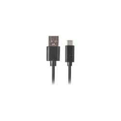 CABLE LANBERG USB C MACHO A USB A 2.0 MACHO 3M QC 3.0 NEGRO - CA-USBO-20CU-0030-BK