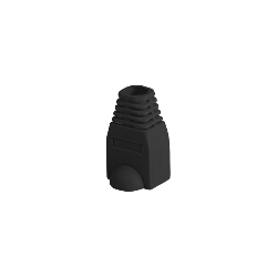 FUNDA PROTECTOR LANBERG CONECTOR RJ45 (PACK 100 UDS) NEGRO - PLB-1000-BK