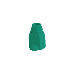 FUNDA PROTECTOR LANBERG CONECTOR RJ45 (PACK 100 UDS) VERDE - PLB-1000-G