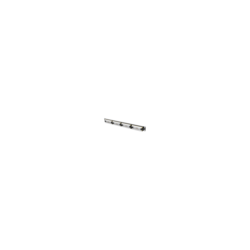 PATCH PANEL LANBERG CAT.6 UTP 24 PUERTOS 1U CAT.6 UTP 19" RACK NEGRO - PPU6-1024-B