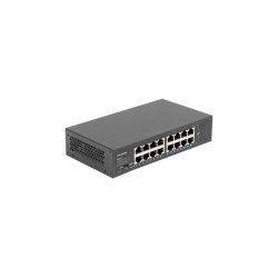 SWITCH LANBERG 16 PUERTOS GIGABIT ETHERNET RACK 10"/19" - RSGE-16