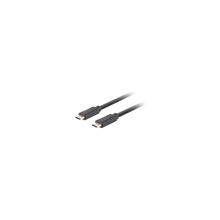 CABLE USB-C LANBERG 3.1 GEN 2 MACHO/MACHO 10GB/S PD100W 1M NEGRO - CA-CMCM-32CU-0010-BK