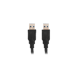 CABLE USB 3.0 LANBERG MACHO/MACHO 1.8M NEGRO - CA-USBA-30CU-0018-BK
