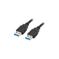 CABLE USB 3.0 LANBERG MACHO/MACHO 1.0M NEGRO - CA-USBA-30CU-0010-BK