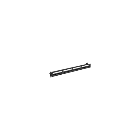 PATCH PANEL LANBERG 24 PUERTOS 1U 19? CAT.6A UTP NEGRO - PPUA-1024-B
