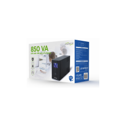 SAI GEMBIRD CON USB Y DISPLAY LCD 850 VA NEGRO - EG-UPS-032