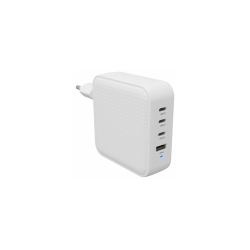 HYPER® HYPERJUICE® 100W USB-C GAN TRAVEL CHARGER (3C+1A) - WHITE - HJ1002WHWWGL
