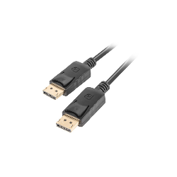CABLE LANBERG DISPLAYPORT 4K V1.2 MACHO/MACHO 0.5M NEGRO - CA-DPDP-10CC-0005-BK