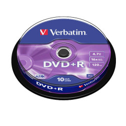 DVD+R Verbatim Advanced AZO 16X/ Tarrina-10uds - 43498