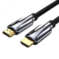 Vention Cable HDMI 2.1 Macho a Macho - 1.5m - Chapado Oro - Color Negro - AALBG