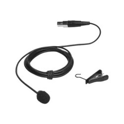 CLEARONE LAVALIER, CARDIOID, BLACK COLOR MICROPHONE FOR WIRELESS BELTPACK TRANSMITTER (910-6004-040) - 910-6004-040