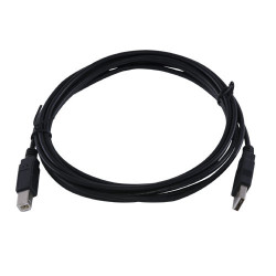 Kramer Electronics 1.8m USB 2.0 cable USB 1,8 m USB A USB B Negro - 96-0215006