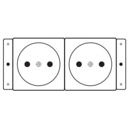 Kramer Electronics TS-2DE toma de corriente - 80-002199