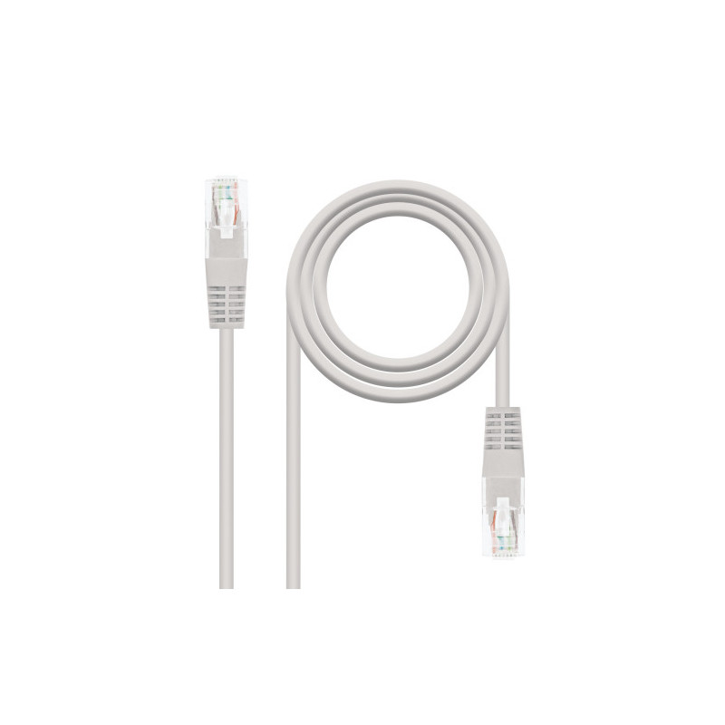 Nanocable 10.20.1302 cable de red Gris 2 m Cat6 U/UTP (UTP) - 10.20.1302