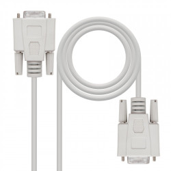 Nanocable CABLE SERIE NULL MODEM, DB9/H-DB9/H, 1.8 M - 10.14.0602