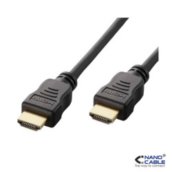 Cable HDMI 1.4 Nanocable 10.15.1815/ HDMI Macho - HDMI Macho/ 15m/ Negro - 10.15.1815