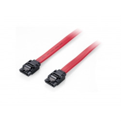 Equip - Cable SATA III - Con clip de seguridad - 0,5m - Rojo - 111900