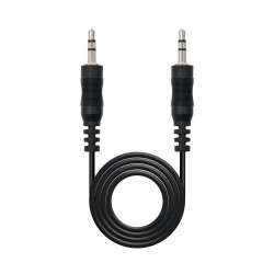 Nanocable - Cable audio estéreo Jack 3.5/M-Jack 3.5/M - Negro - 15m - 10.24.0115