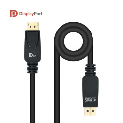 Nanocable - Cable DisplayPort 1.4 Certificado VESA DP/M-DP/M - Negro - 3.0m - 10.15.2503