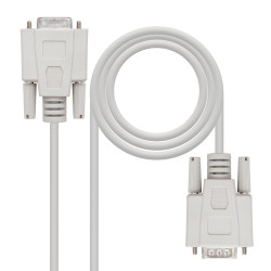 CABLE SERIE NULL MODEM, DB9/M-DB9/H, 6.0 M - 10.14.0506