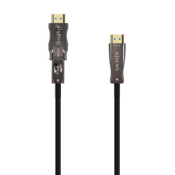 AISENS CABLE HDMI V2.1 AOC DESMONTABLE ULTRA ALTA VELOCIDAD / HEC 8K@60HZ 4K@120HZ 4:4:4 48GBPS, A/M-D/A/M, NEGRO, 40M - A153-06