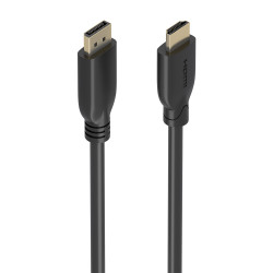 AISENS - CABLE CONVERSOR DISPLAYPORT A HDMI 4K@60HZ, DP/M-HDMI/M, NEGRO, 5.0M - A125-0920