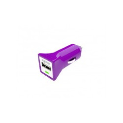 APPROX Cargador USB para Coche (Purpura) - APPUSBCARP