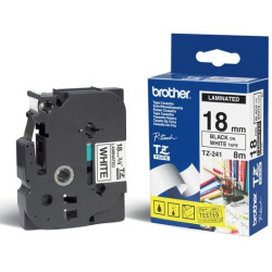 Cinta laminada brother tze241 12mm x 8m - TZE241