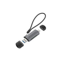 Conceptronic Lector de Tarjetas Externo 2in1 USB-C y USB-A Compatible con  SD, SDHC, SDXC, Micro SD/T-Flash, Micro SDHC, Micro S