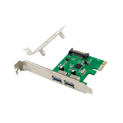 CONCEPTRONIC CONTROLADORA PCIEXPRESS X1 2 PUERTOS USB 3.0 - EMRICK06G