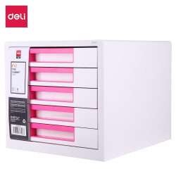 DELI modulo 5 cajones Rio ABS magenta - EZ01043