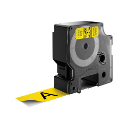 DYMO Cinta LM D1 24mmx7m Negro/amarillo - S0720980