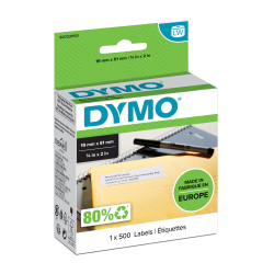 DYMO Etiqueta LW multifunción 19X51mm, 1 rollo etiquetas (500) Papel blanco - S0722550