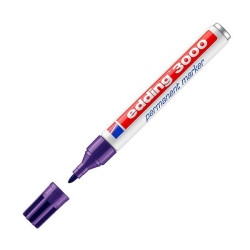 EDDING Marcador permanente 3000 punta conica trazo 3mm violeta - 3000-08